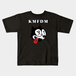 KMFDM / Funny Cat Style Kids T-Shirt